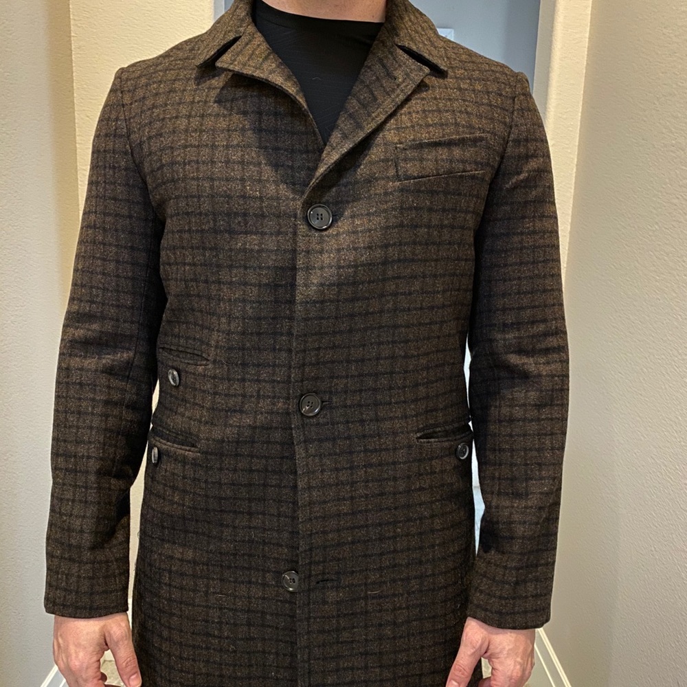 Plaid Coat, Wool Billy Reid